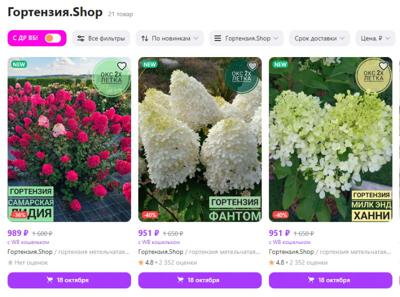 ОКС на Wildberries