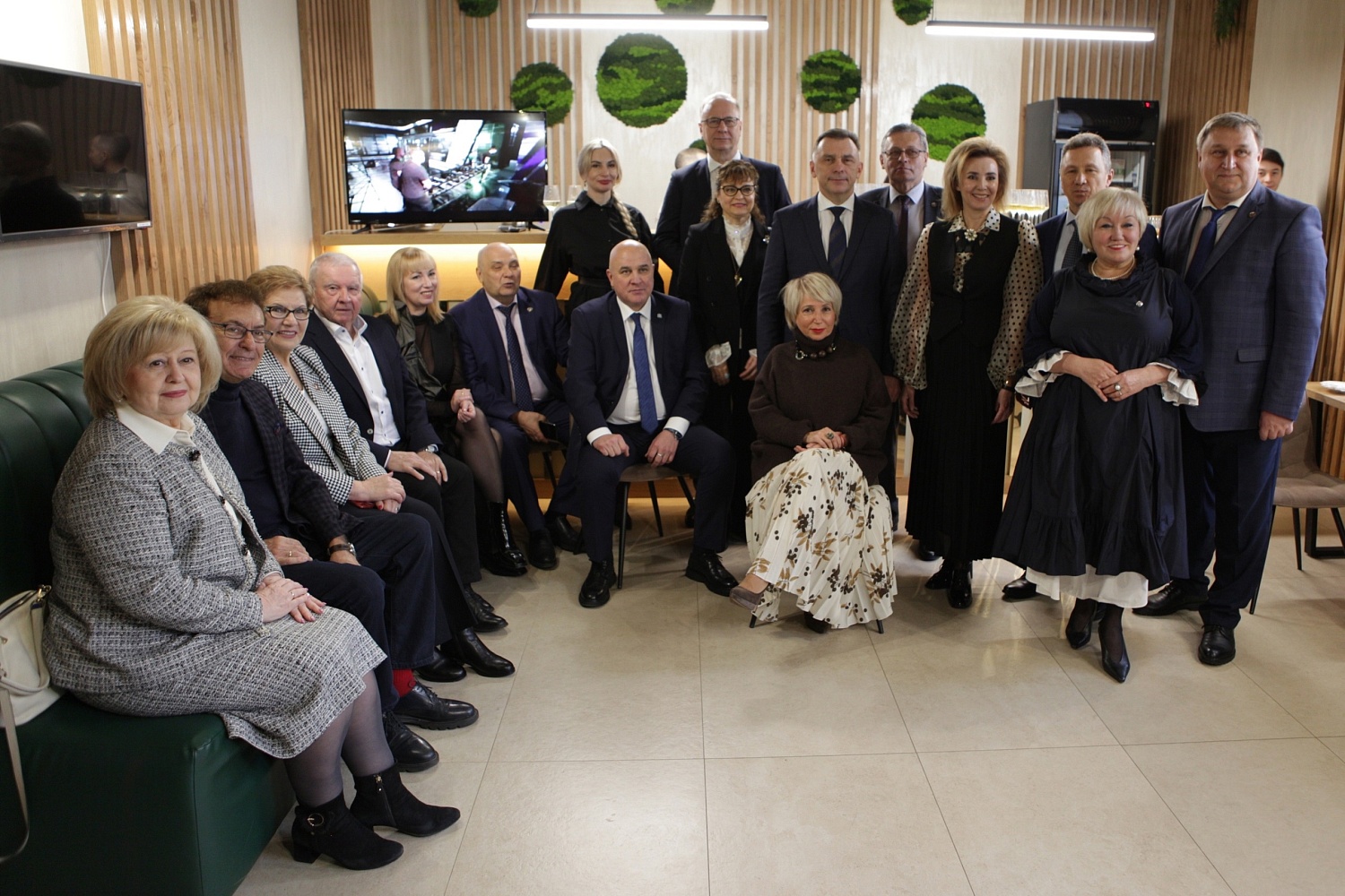 Первые в новой студии